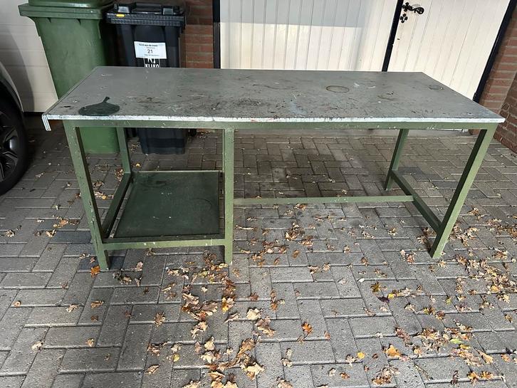 Werkbank - Stevig en Praktisch, Huis en Inrichting, Tafelonderdelen, Gebruikt, Tafelblad, 150 tot 200 cm, 50 tot 100 cm, Rechthoekig