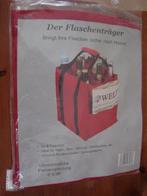 Flessentas tas voor 9 flessen rood nieuw, 30 cm of meer, Ophalen of Verzenden, Rood, Nieuw