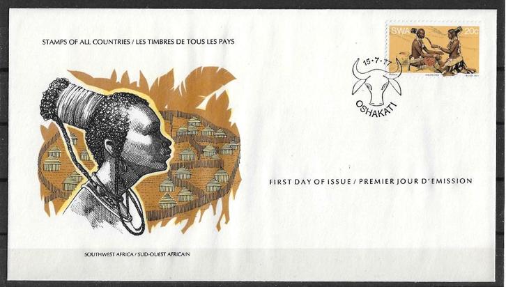 Zuidwest-Afrika Michel FDC 434, Postzegels en Munten, Postzegels | Afrika, Gestempeld, Overige landen, Ophalen of Verzenden