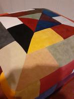 Voetenbank/poef multicolor, Ophalen, Zo goed als nieuw