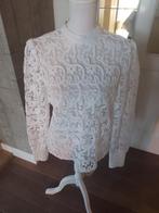 PRACHTIGE WITTE KANTEN BLOUSE V SHOEBY MAAT M NIEUWSTAAT, Maat 38/40 (M), Wit, Ophalen of Verzenden, Zo goed als nieuw
