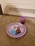 kinderbord en beker van Elsa & anna, Ophalen, Overige materialen, Zo goed als nieuw, Bord(en)