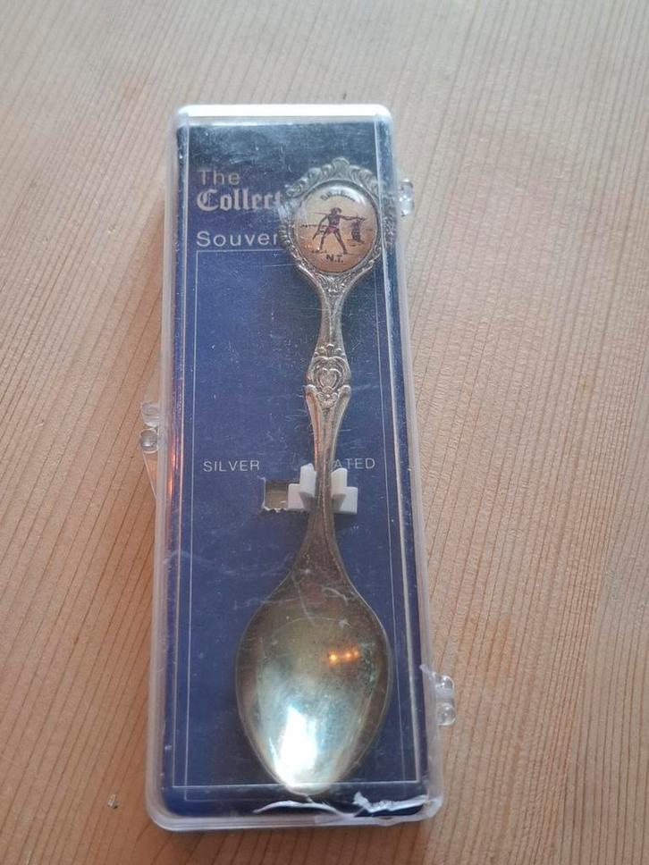 Darwin NT Australië Souvenir Lepel Verzilverd, Antiek en Kunst, Antiek | Bestek, Ophalen of Verzenden