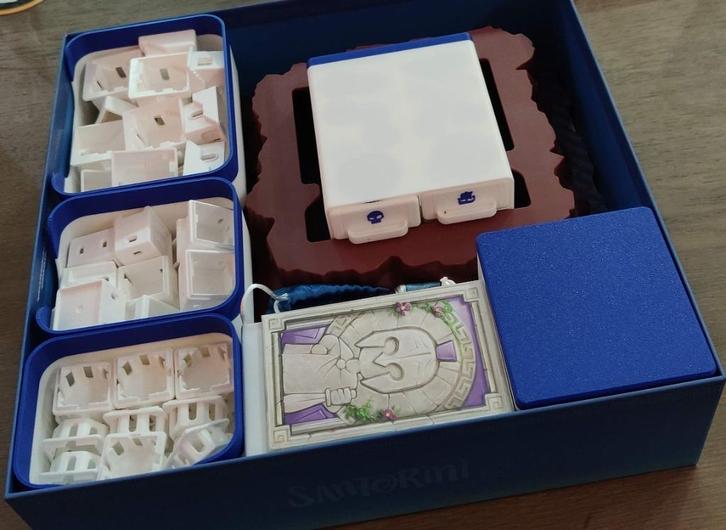 3D insert voor Santorini Pantheon Edition, Hobby en Vrije tijd, Gezelschapsspellen | Bordspellen, Nieuw, Een of twee spelers, Drie of vier spelers