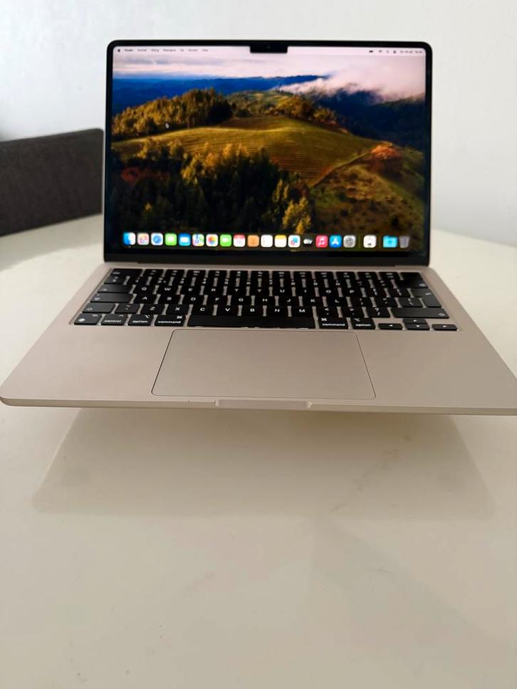 MacBook Air M2-laadcycli 19-accu100%-garantie-Perfecte Staat, Computers en Software, Apple Macbooks, Zo goed als nieuw, MacBook Air