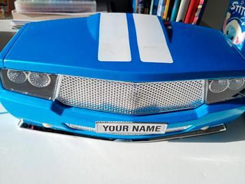 Blauwe Speelgoedauto met Strepen kinder muur lamp  beschikbaar voor biedingen