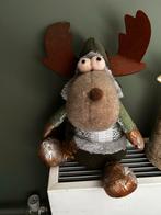 Decoratieve Eland kerst deurstopper knuffel, Ophalen of Verzenden, Zo goed als nieuw
