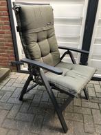 D.064 / Aluminium Gecoat Tuinstoel [incl. kussen], Tuin en Terras, Tuinstoelen, Ophalen, Gebruikt, Aluminium, Verstelbaar