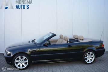 BMW 318Ci Cabrio Saphirschwarz Leder PDC 17" LMV Afn. trekha beschikbaar voor biedingen