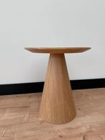 Kwantum Bijzettafel Cone Naturel 45cm, Minder dan 55 cm, Rond, Zo goed als nieuw, Hout