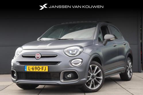 Fiat 500 X 1.3T 150pk Sport Aut / Matgrijs / Navi / Camera, Auto's, Fiat, Bedrijf, Te koop, 500X, ABS, Achteruitrijcamera, Airbags