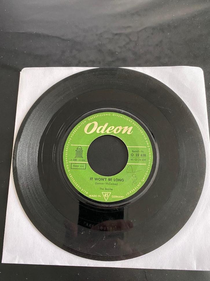 9 VINYL SINGLES BEATLES DUITSE PERSING, Cd's en Dvd's, Vinyl Singles, Gebruikt, Single, Pop, 7 inch, Verzenden