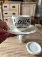 Riverdale espresso kopjes, Huis en Inrichting, Keuken | Servies, Ophalen, Zo goed als nieuw, Overige stijlen, Kop(pen) en/of Schotel(s)