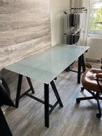 Glazen Bureau Ikea, Huis en Inrichting, Bureaus, Ophalen, Gebruikt, Bureau