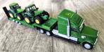 Siku truck met aanhanger en 2 trekkers John Deere in H0, Ophalen of Verzenden, Gebruikt, Bus of Vrachtwagen, SIKU