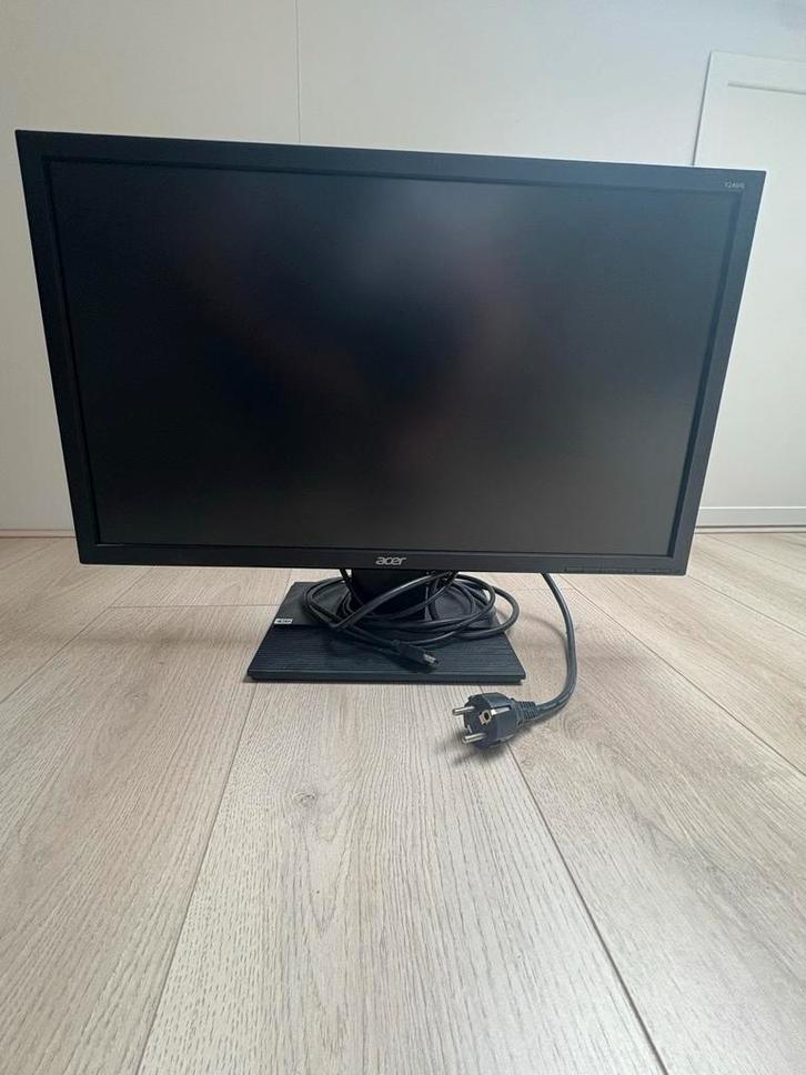 Acer V246HL 24 inch Full HD Monitor, Computers en Software, Monitoren, Gebruikt, 60 Hz of minder, DVI, LED, Full HD, 5 ms of meer