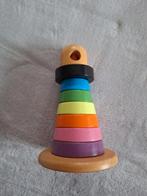Stapeltoren houten speelgoed peuter tbv goed doel, Ophalen of Verzenden, Gebruikt