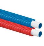 Uponor Uni Pipe Plus 25x2.5 Blauw / Rood met Mantel 50 Meter, Ophalen, Overige materialen, 6 meter of meer, Overige typen