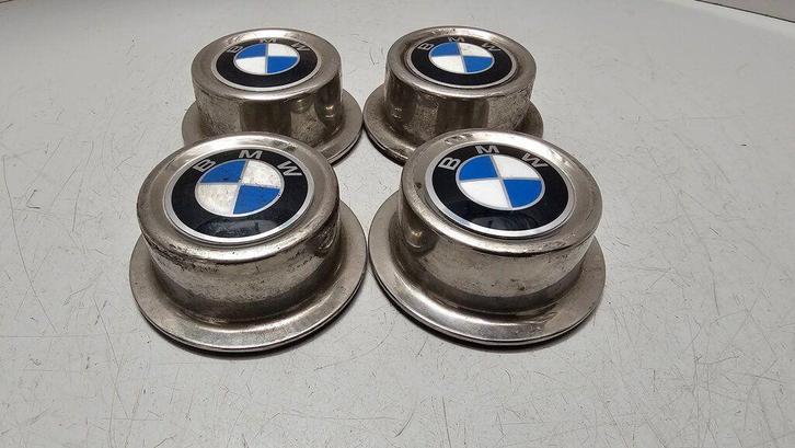 Naafkap set chrome  voor stalen velgen BMW  3 serieE21 E30 3, Auto-onderdelen, Overige Auto-onderdelen, Gebruikt, Ophalen of Verzenden