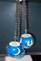 Vintage tros kerstballen, Diversen, Kerst, Ophalen of Verzenden, Gebruikt