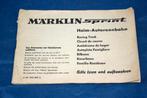 Märklin Sprint Handleiding familie racebaan., Kinderen en Baby's, Speelgoed | Racebanen, Overige merken, Gebruikt, Onderdelen