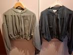 2x cropped sweatvest voor 5 euro, Maat 38/40 (M), Ophalen of Verzenden, Groen, Gedragen