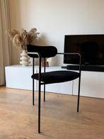 Eetkamerstoel Ivy velvet Woood, Huis en Inrichting, Stoelen, Ophalen, Zwart, Stof, Zo goed als nieuw