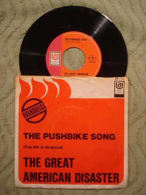 The Great American Disaster 7" Vinyl Single: ‘Pushbike song’, Cd's en Dvd's, Vinyl Singles, Single, Rock en Metal, 7 inch, Ophalen of Verzenden