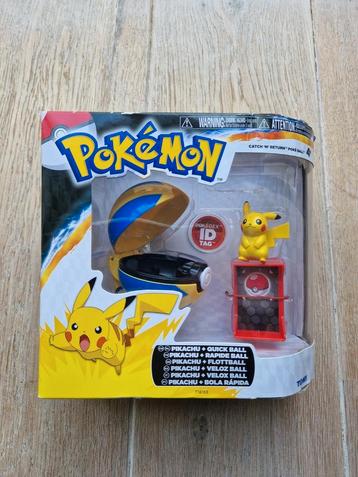 Pokemon pikachu + Quick ball beschikbaar voor biedingen