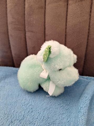 Bonton knuffel olifant olifantje groen 1990 vintage beschikbaar voor biedingen
