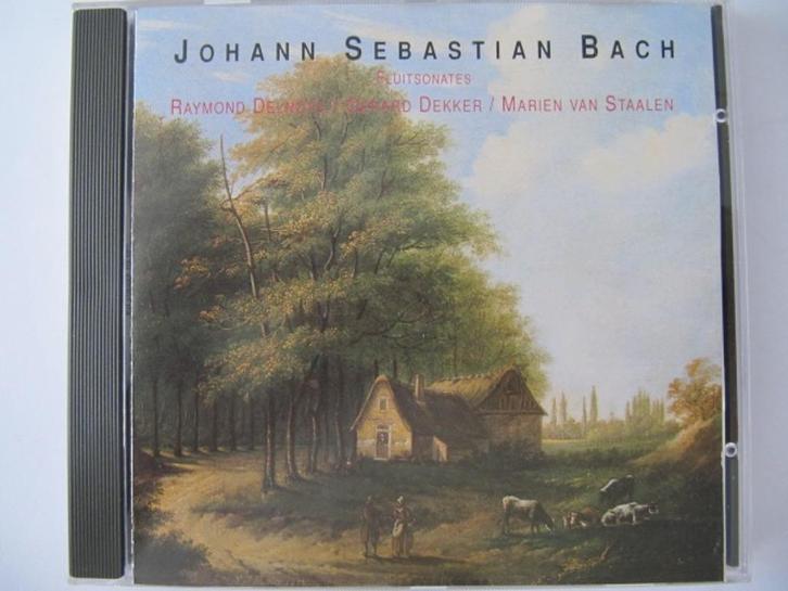 JS Bach - Fluit sonates - Delnoye, Dekker, Van Staalen, Cd's en Dvd's, Cd's | Klassiek, Zo goed als nieuw, Kamermuziek, Barok
