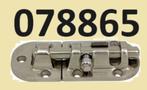 078865 Schuifgrendel RVS. 90x38x36x17 mm. € 15,95., Ophalen of Verzenden, Nieuw, Overige typen