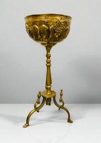 Antieke messing standaard – oosters handwerk – ca. 1900, Ophalen, Brons