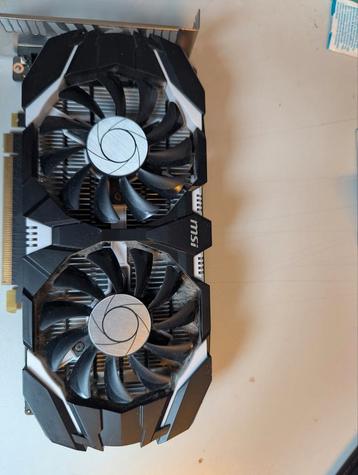 MSI GTX 1050 2GB Videokaart beschikbaar voor biedingen