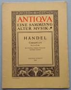 Bladmuziek: G.F. Händel  - Concerti a 4 Nr 1 in d moll, Ophalen of Verzenden, Gebruikt, Artiest of Componist, Klassiek