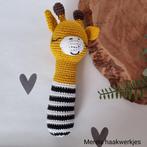 Handgemaakte rammelaar giraf, Ophalen of Verzenden, Nieuw, Rammelaar, Met geluid