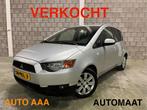 Mitsubishi Colt AUTOMAAT | Lage KM | AIRCO | APK 11-2026, Auto's, Euro 5, Zwart, Colt, Origineel Nederlands