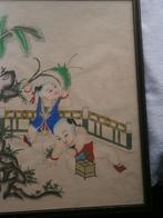 Leuk Chinees schilderijtje met zotjes, Antiek en Kunst, Ophalen of Verzenden