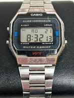 Vintage Casio A163W digitale heren horloge., Sieraden, Tassen en Uiterlijk, Sporthorloges, Ophalen of Verzenden, Gebruikt, Zilver