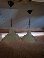 2  Emaille lampen, Minder dan 50 cm, Overige materialen, Gebruikt, Ophalen