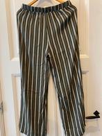 Wit, Groen gestreepte broek, Kleding | Dames, Broeken en Pantalons, Maat 38/40 (M), Verzenden, Lang, Groen