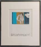 Ans Wortel – als buiten de …. – gouache ingelijst, Ophalen