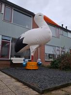 Opblaas ooievaar van 4 meter te huur!!!!, Ophalen, Zo goed als nieuw, Geboorte of Huwelijk