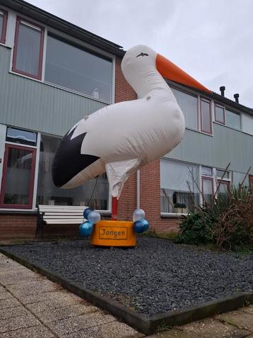 Opblaas ooievaar van 4 meter te huur!!!! beschikbaar voor biedingen