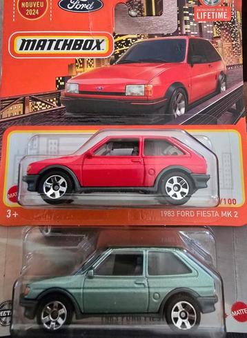 Ford Fiesta MK2 1983 2x Matchbox  beschikbaar voor biedingen