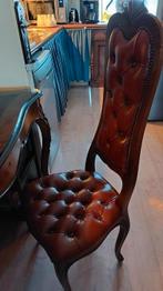 Mooi Gecapitonneerd stoeltje , bureau stoel, Engelse stijl, Ophalen