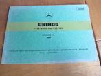 Onderdelen catalogus Mercedes Unimog Motor M180 6-cil. 1969, Auto diversen, Ophalen of Verzenden