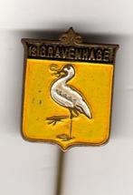 Speldje WAPEN DEN HAAG OOIEVAAR 's-GRAVENHAGE (A4), Verzamelen, Speldjes, Pins en Buttons, Verzenden, Gebruikt, Overige onderwerpen