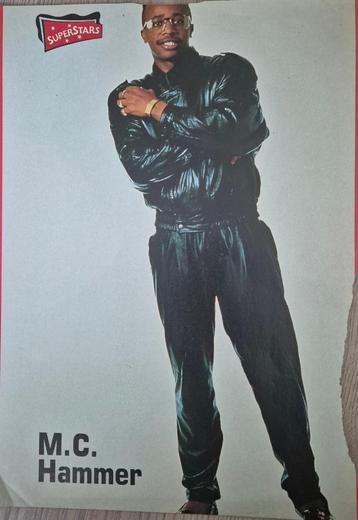 Mooie poster M.C HAMMER (SUPERSTARS) beschikbaar voor biedingen