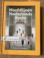 Prof.Mr.C.J. Loonstra - Hoofdlijnen Nederlands recht, Ophalen of Verzenden, Zo goed als nieuw, Prof.Mr.C.J. Loonstra